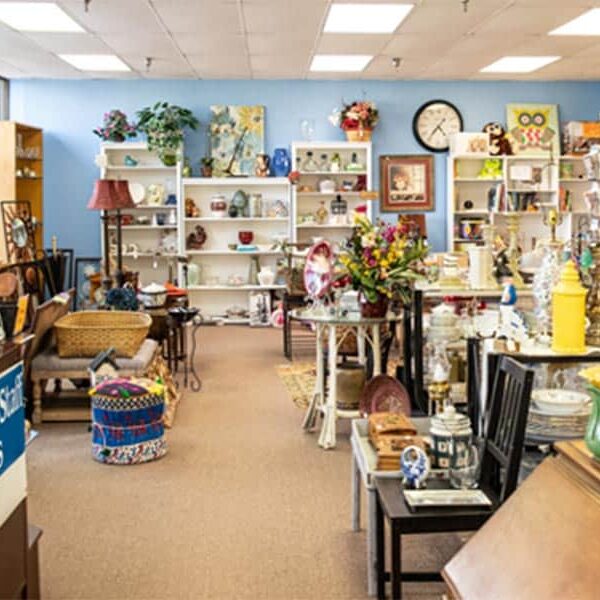 Interior of Treasure Hound Resale Shop